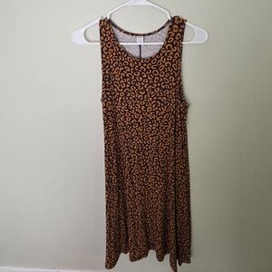Old Navy Leopard Tank Dress